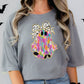Watercolor Coquette Ghost Graphic T-Shirt