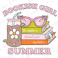 Bookish Girl Summer Graphic T-Shirt