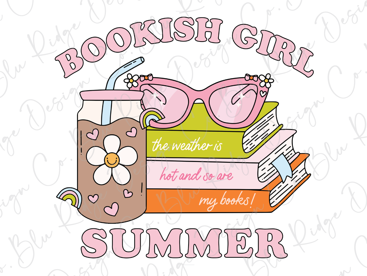 Bookish Girl Summer Graphic T-Shirt