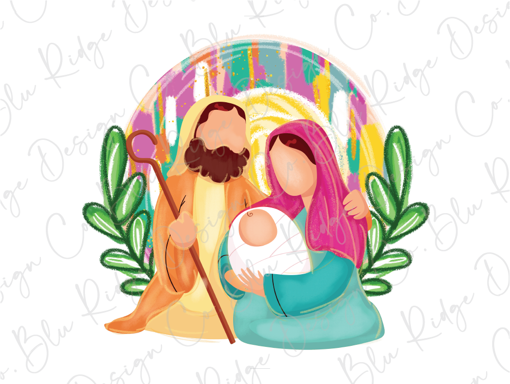 Brush Strokes Jesus Graphic T-Shirt