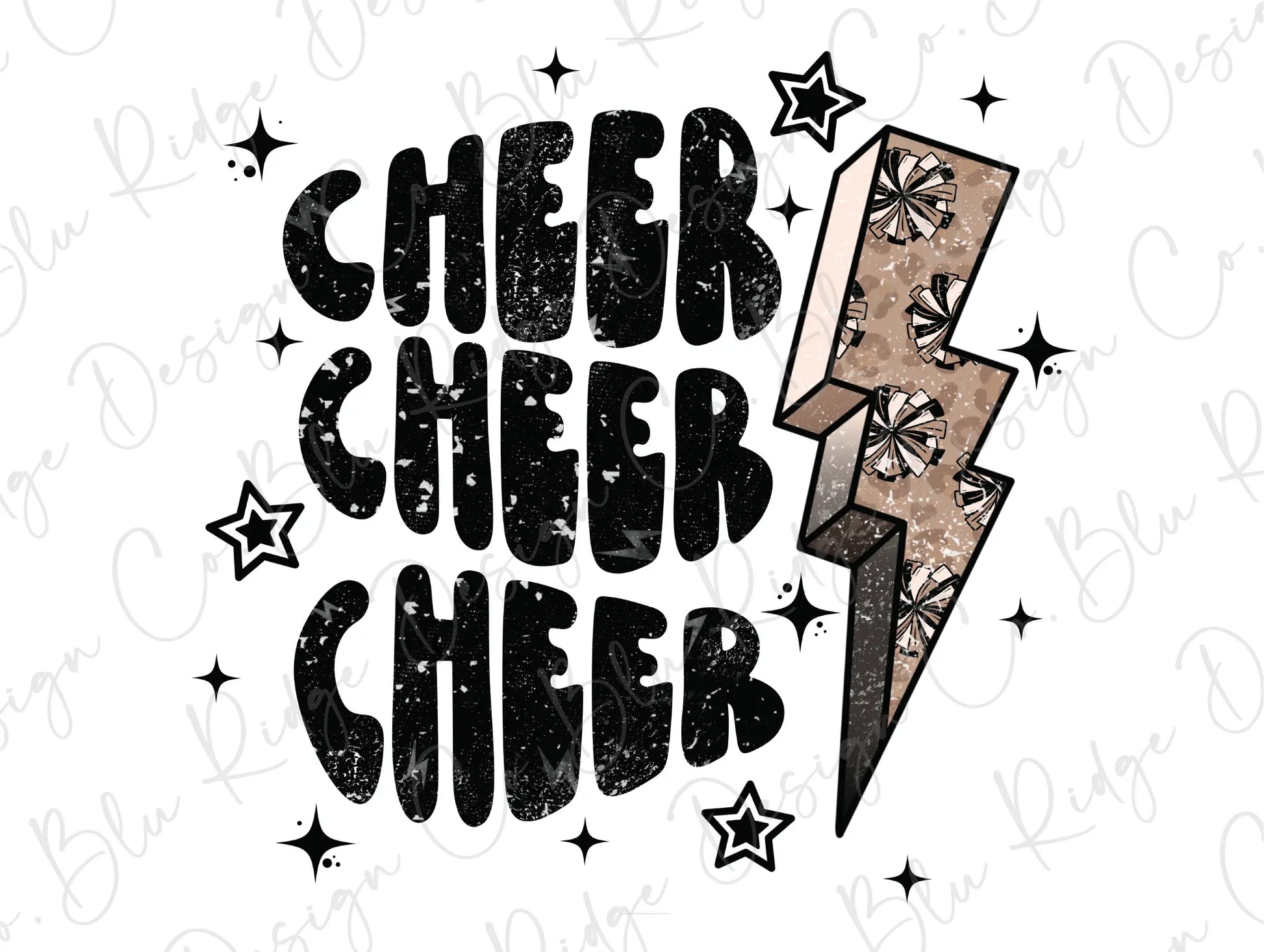 a black and white image with the words cheer cheer