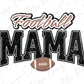 a football with the words football mama on it