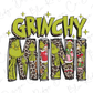 the grinchy man logo with the words grinchy man on it