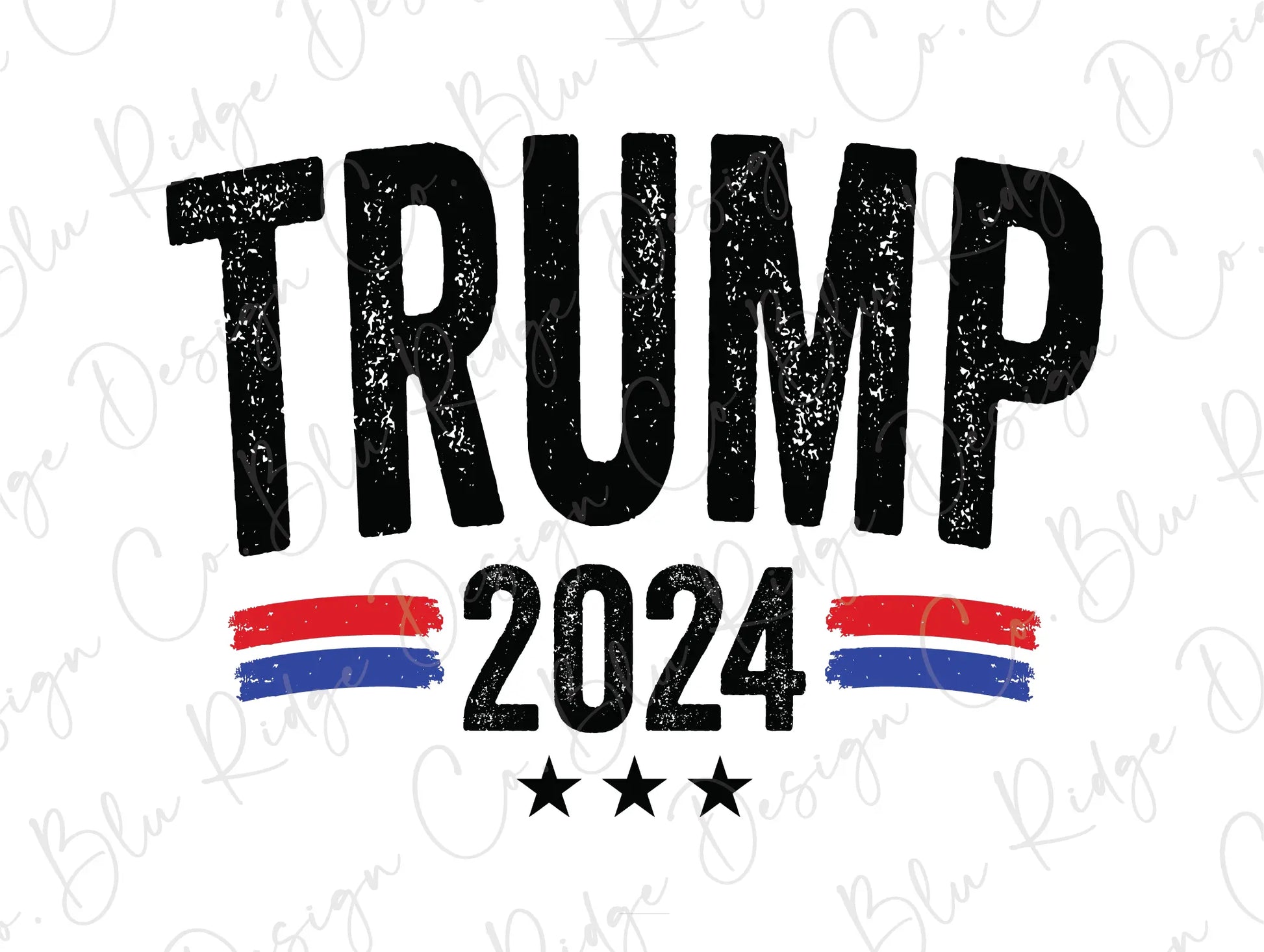 a trump t - shirt with the words trump in red, white, and blue