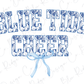 the text "BLUE TIDE CHEER" with a blue ribbon bow, all in a stylized font.