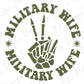 military wife military wife svg cut file