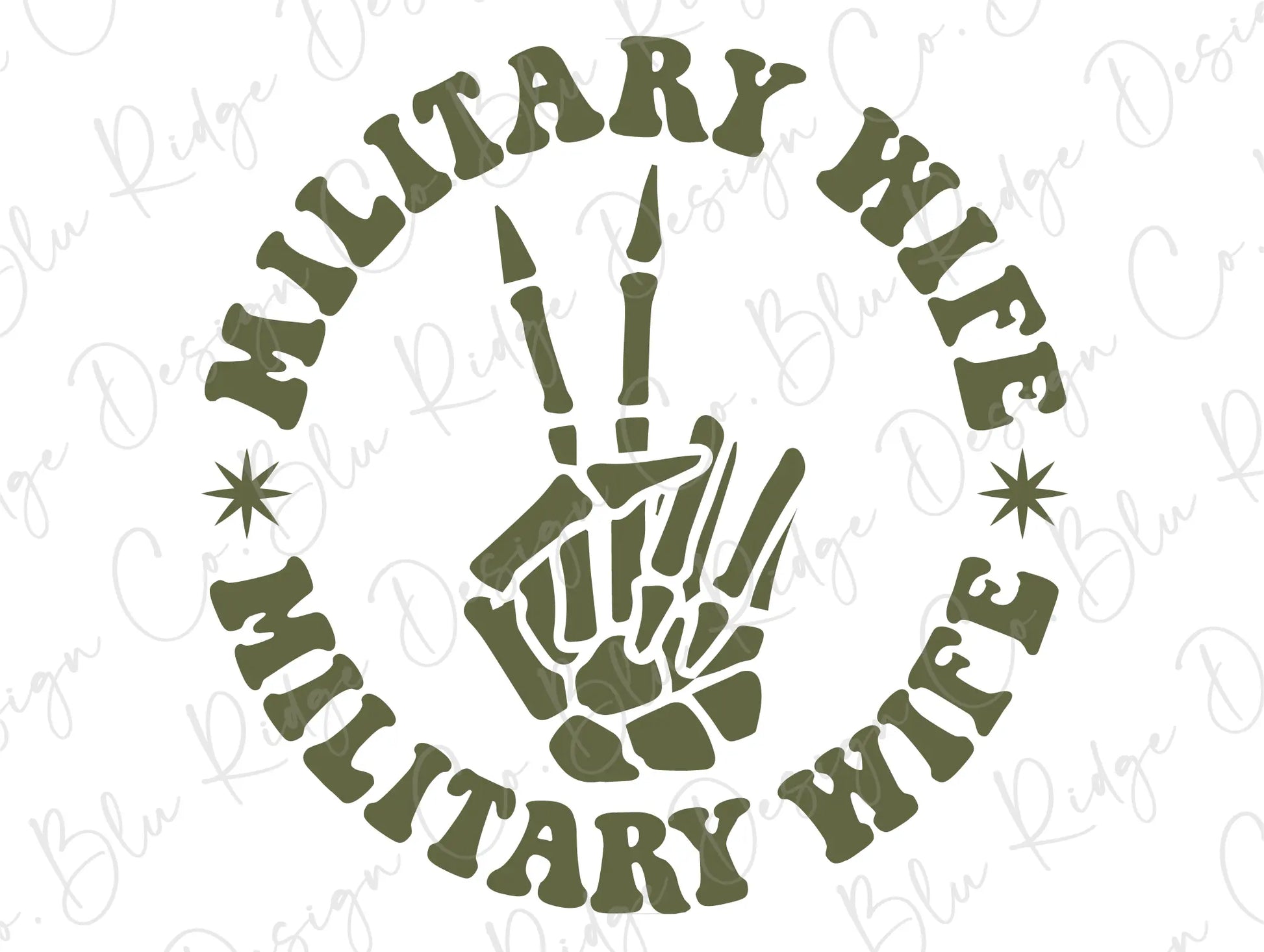 military wife military wife svg cut file