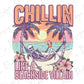 chillin like a beachside villain t - shirt