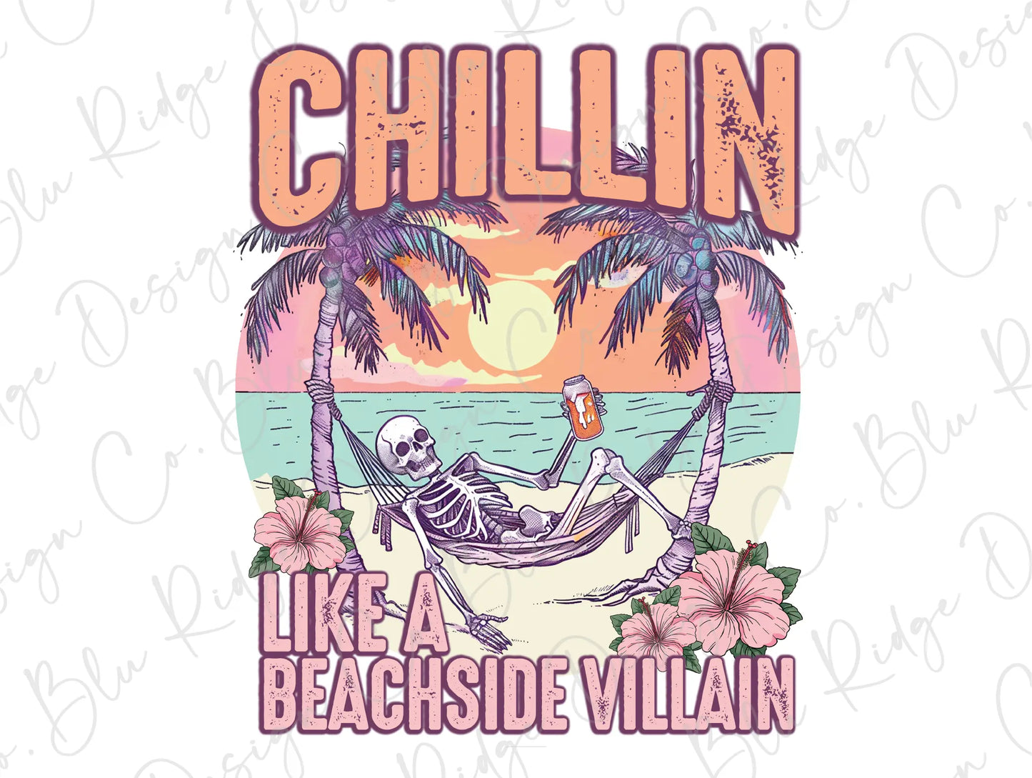 chillin like a beachside villain t - shirt