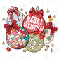 Merry Christmas Ornaments Graphic T-Shirt