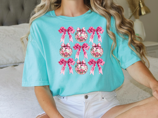 Coquette Disco Balls Graphic T-Shirt