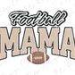 a football with the words football mama on it