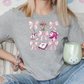 a woman sitting on a couch holding a coffee mug