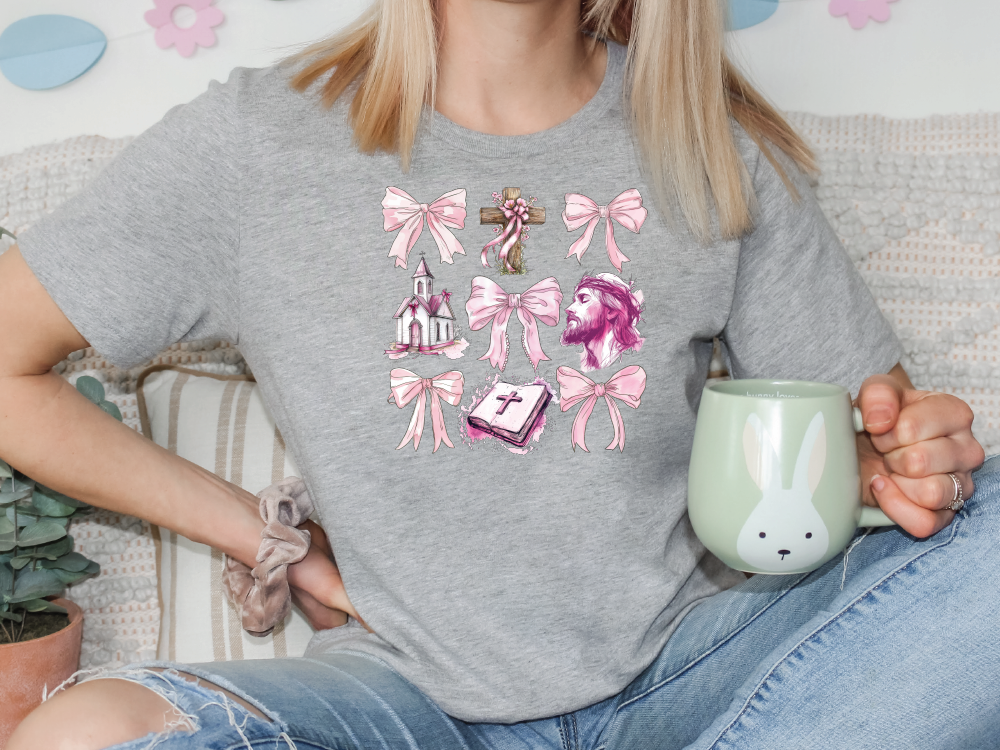 a woman sitting on a couch holding a coffee mug