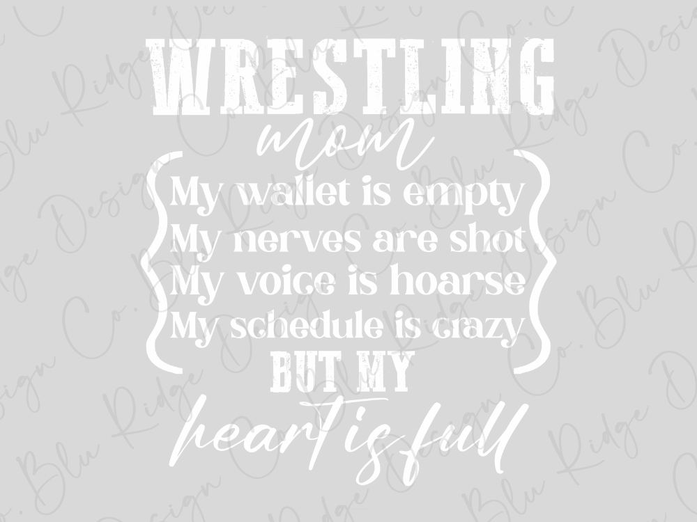 a humorous and exaggerated description of a wrestling mom, highlighting the challenges and difficulties she faces in her daily life.