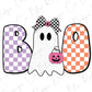 Halloween Boo Girl Ghost Graphic T-Shirt