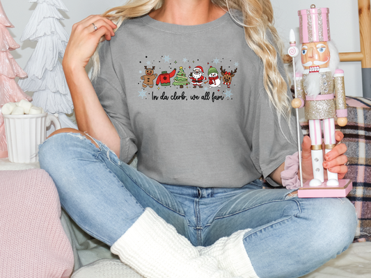 a woman sitting on a bed holding a christmas decoration