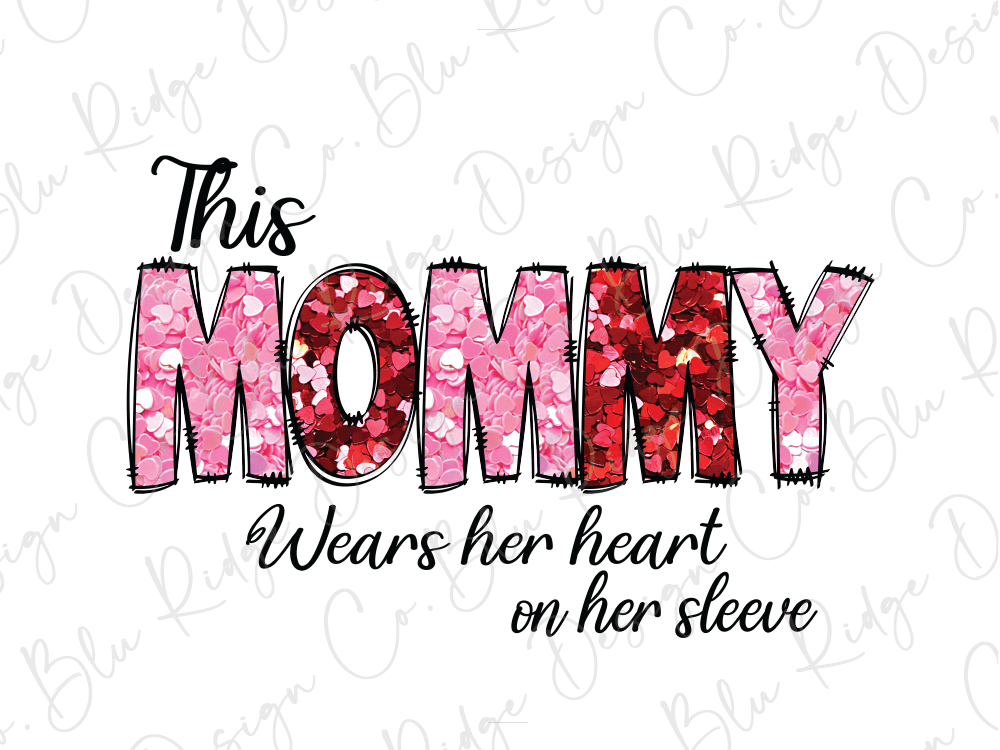 this mommy wears her heart on her sleeve