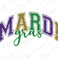 Mardi Gras Day Colorful Graphic T-Shirt