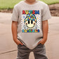 a young boy wearing a t - shirt that says autism awareness