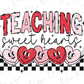 Teaching SweetHeart's Valentines Day Hearts Graphic T-Shirt