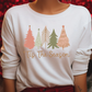 Tis the Season for Christmas Trees Boho Graphic T-Shirt