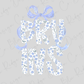 a floral pattern with the letters "BKUMS" in a stylized design.