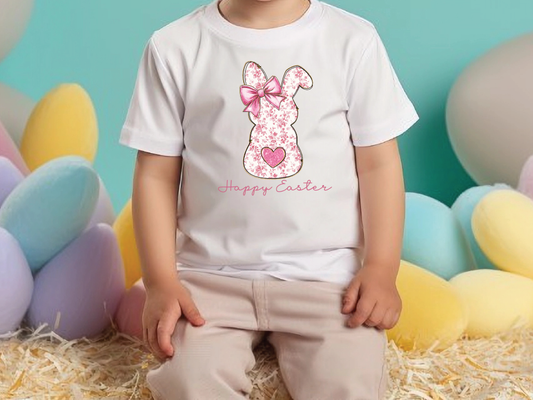 a little girl sitting in front of a bunch of balloons