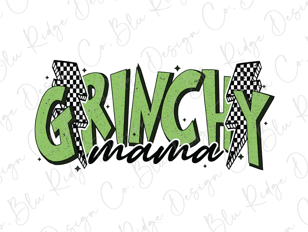 a green and black grungy logo on a white background