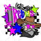 The image is a colorful and stylized graphic featuring a cowboy hat, stars, and the text "Let's go Rebels".