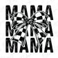 Stacked Mama Checkered Coquette Direct to Film (DTF) Transfer