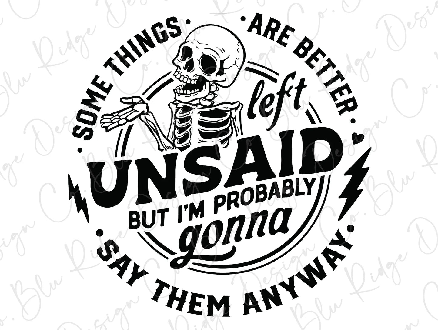 a black and white image of a skeleton with the words, some things are better