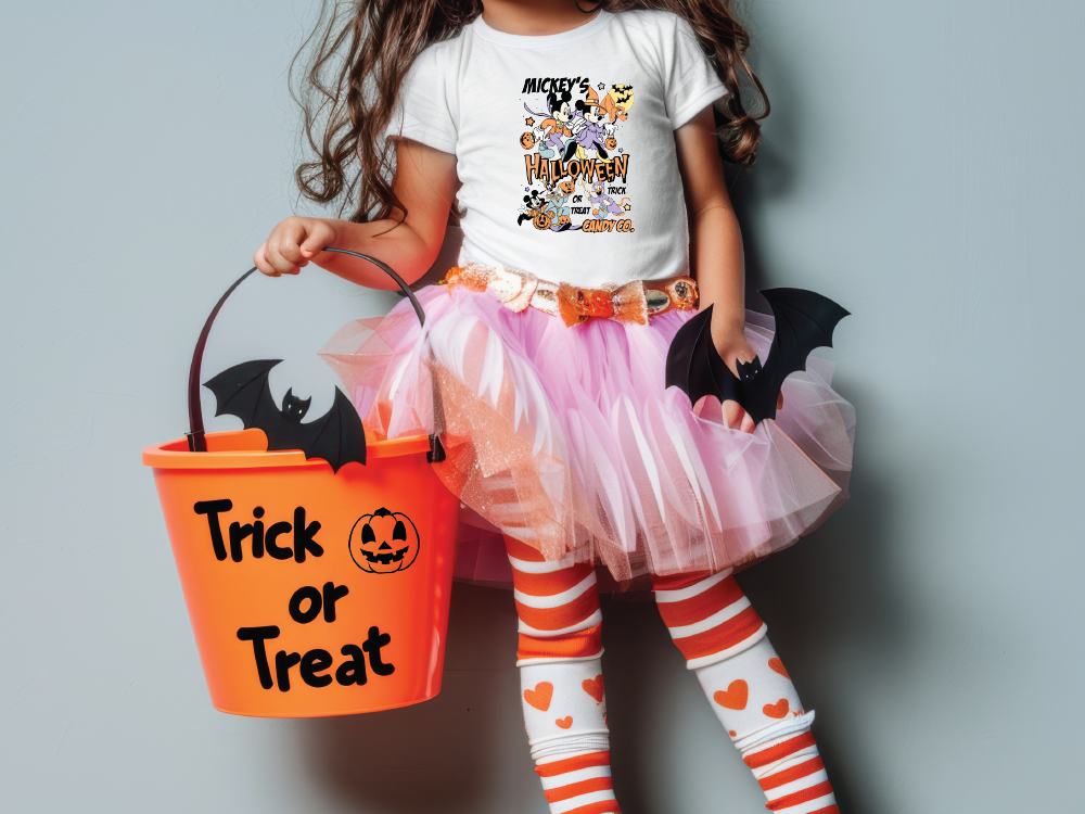 Halloween Trick or Treat Candy Co. Friends Direct To Film (DTF) Transfer