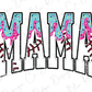the word mamma spelled in graffiti style