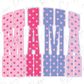the word "MAMA" in a playful, colorful style with polka dots in pink and blue.