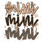 a black and white print with the words minn minn minn minn