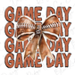 Gameday Football Bow Graphic T-Shirt