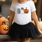 Halloween Boo Ghost Pumpkin Graphic T-Shirt