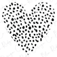Leopard Valentines Day Heart Graphic T-Shirt