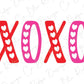 XOXO Hearts Valentine's Day Graphic T-Shirt
