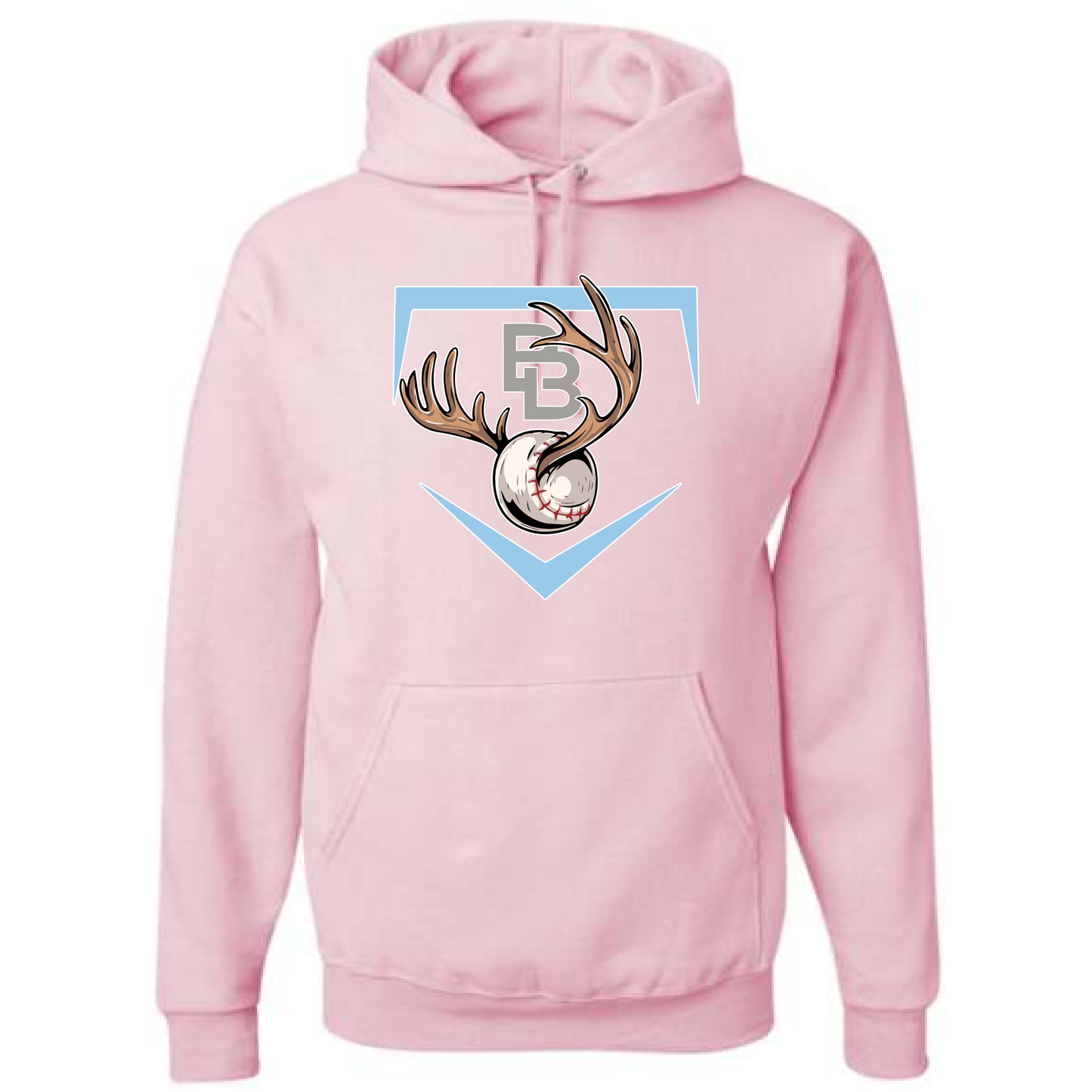 Backwood Boyz - Classic Pink JERZEES Hoodie