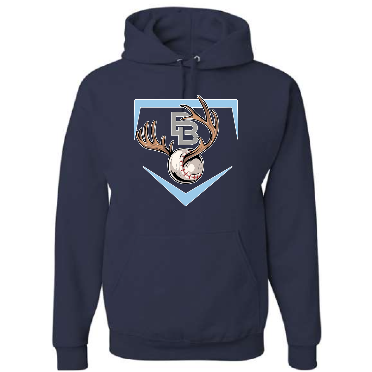 Backwood Boyz - Navy JERZEES Hoodie