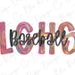 LCHS Colorful Streak Occupation Graphic T-Shirt