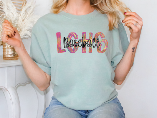 LCHS Colorful Streak Occupation Graphic T-Shirt