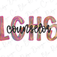 LCHS Colorful Streak Occupation Graphic T-Shirt
