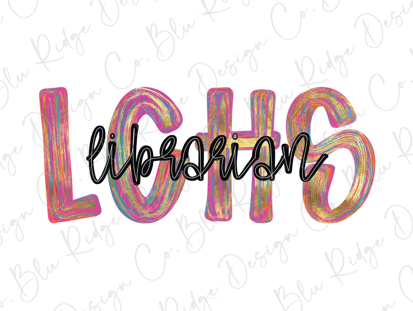 LCHS Colorful Streak Occupation Graphic T-Shirt