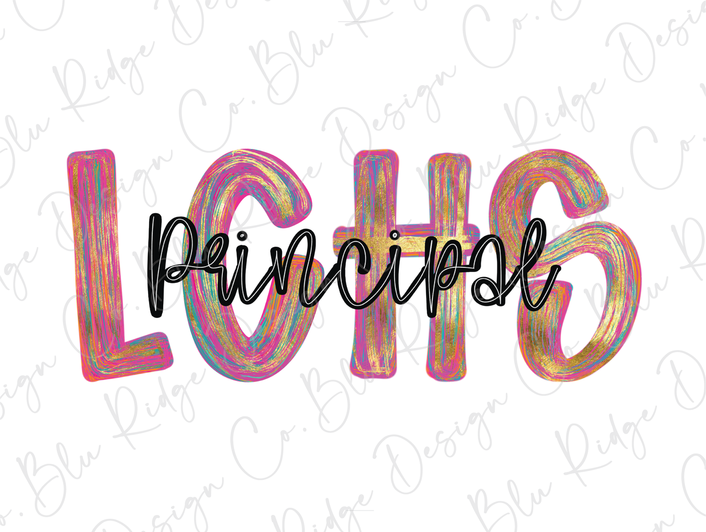 LCHS Colorful Streak Occupation Graphic T-Shirt