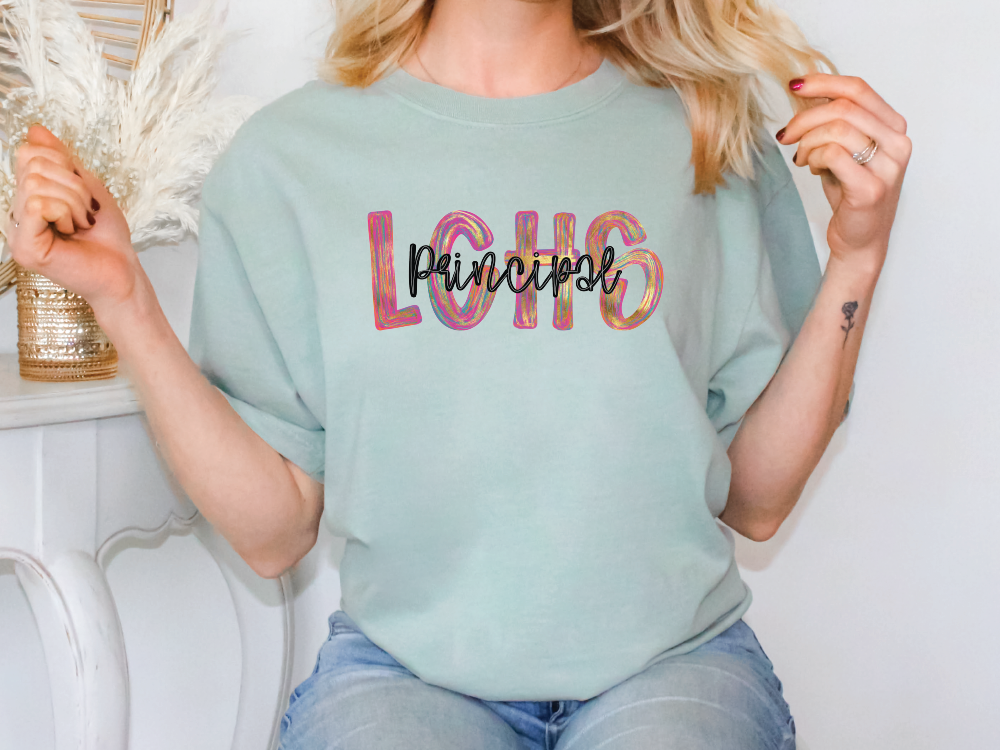LCHS Colorful Streak Occupation Graphic T-Shirt