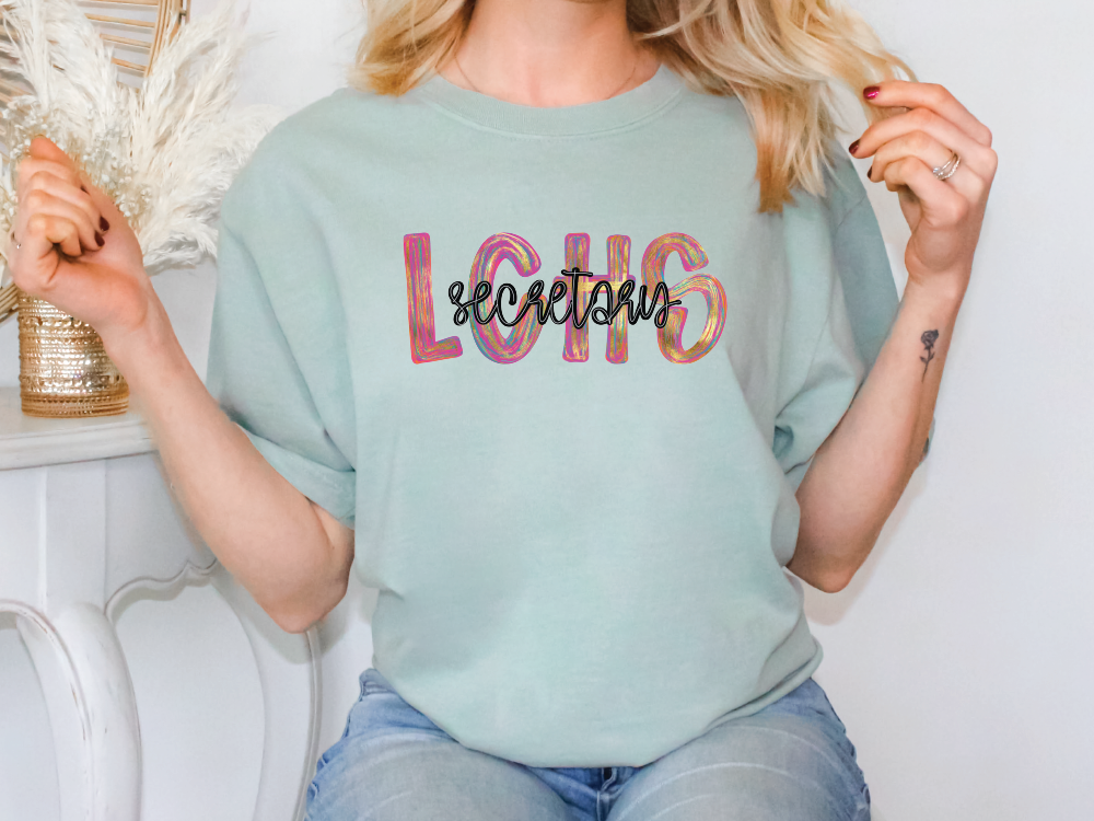 LCHS Colorful Streak Occupation Graphic T-Shirt