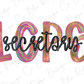 LCPS Colorful Streak Occupation Graphic T-Shirt
